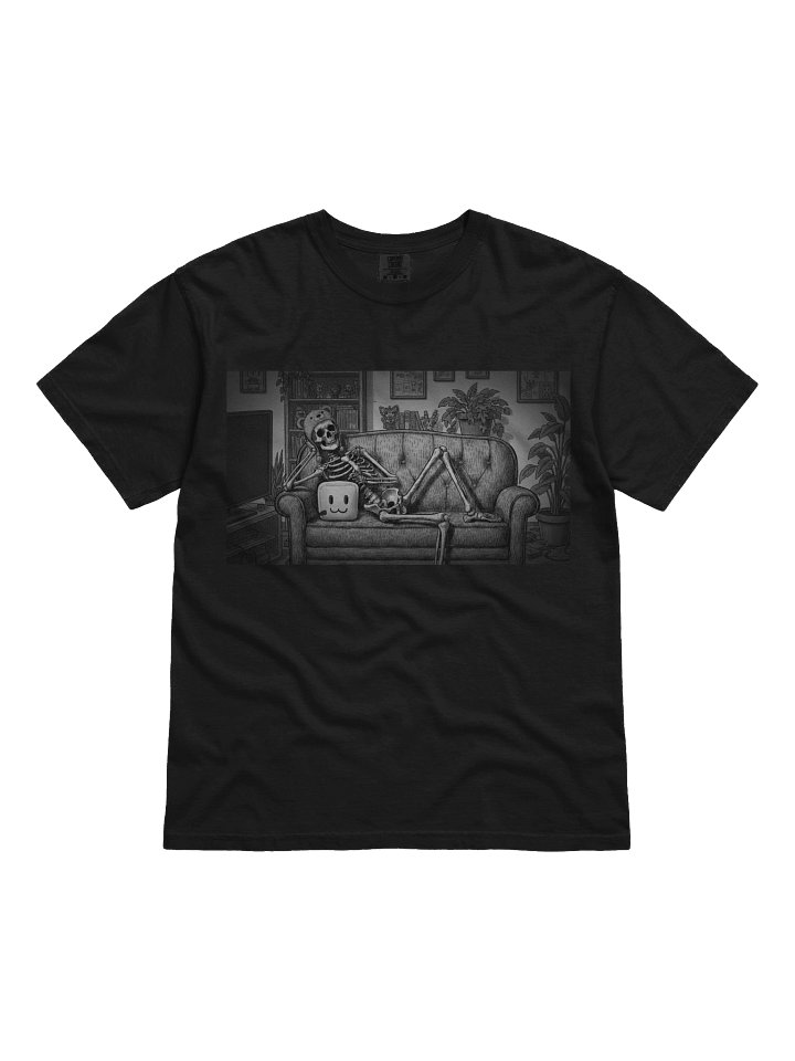 Cozy Skeleton Lounge T-Shirt product image (1)