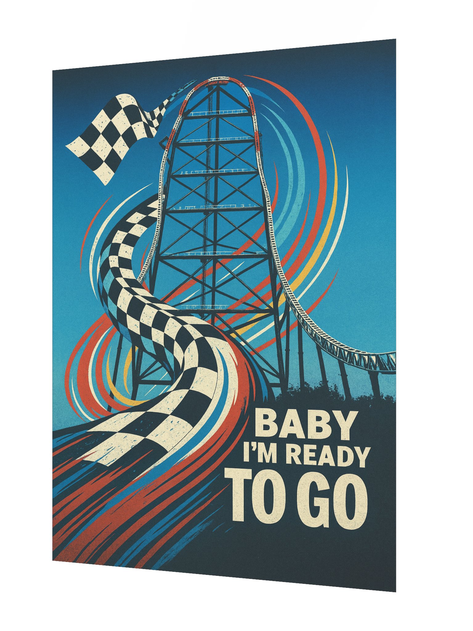 Baby I'm Ready To Go - CP Racing 18x24" Poster product image (2)