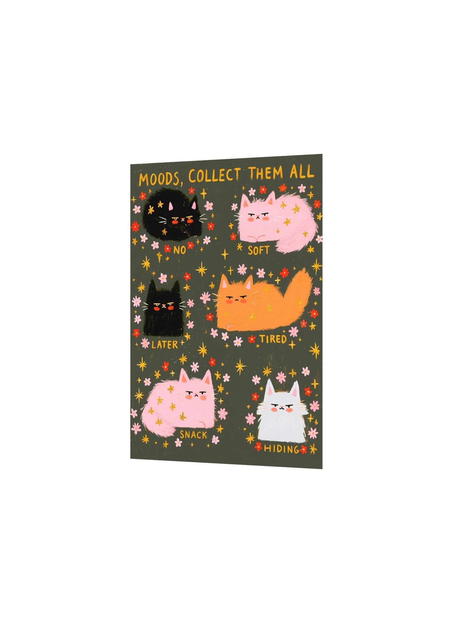 Moods, Collect Them All Cat Poster product image (7)