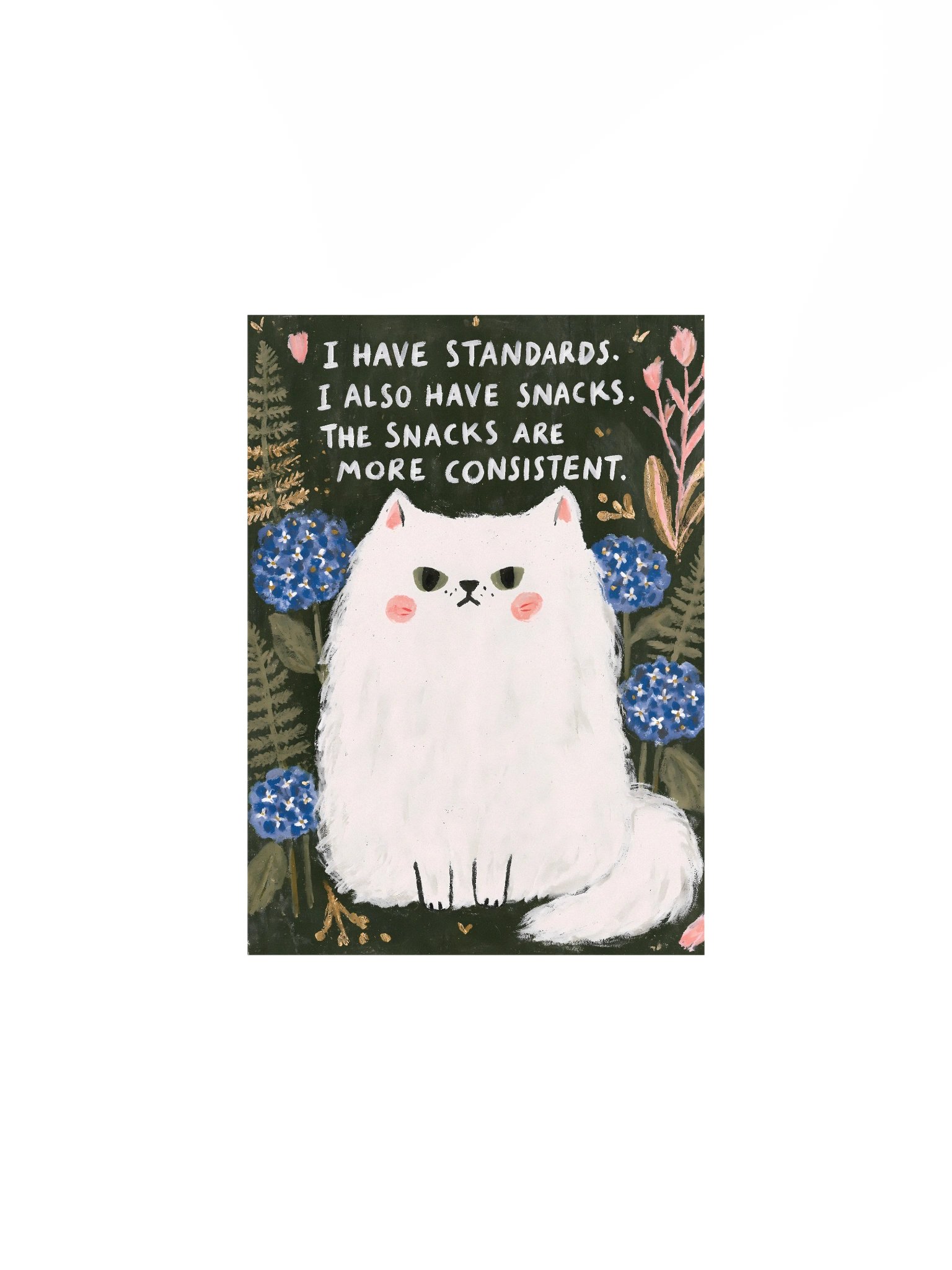 Snacks Are More Consistent Cat Poster product image (6)