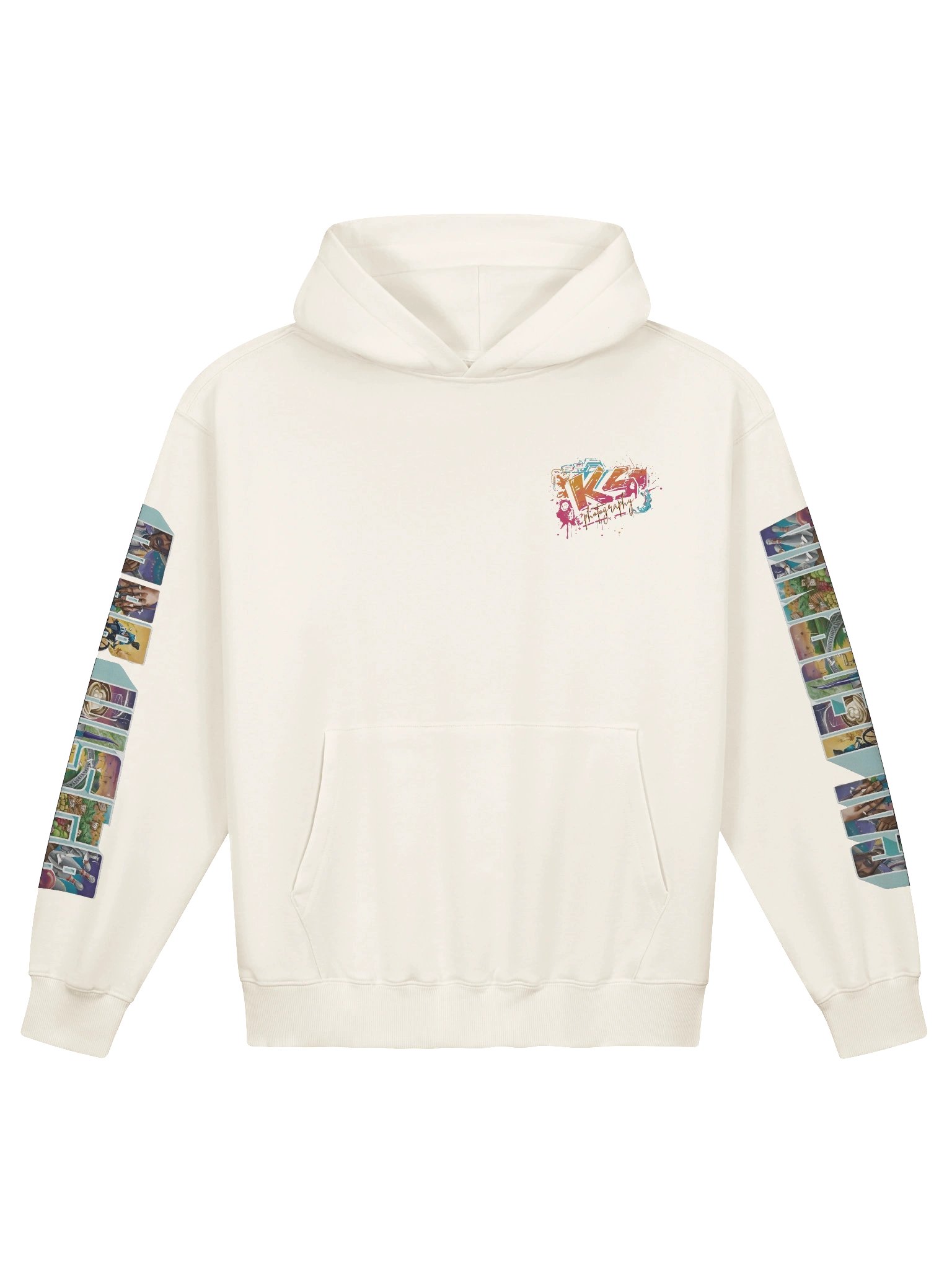 Mars Vista Graffiti Heavy Weight Terry Hoodie product image (1)