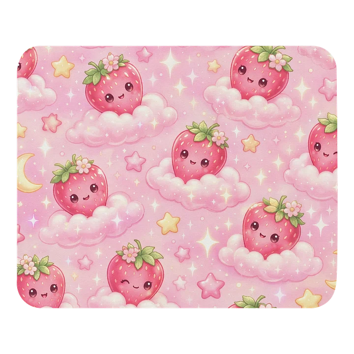 Whimsical Strawberry Dreams Mouse Pad product image (1)