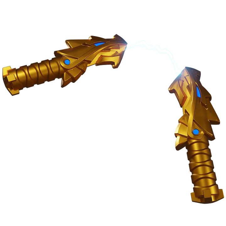 Ninjago Nunchucks of lightning - 3D printable model files product image (1)