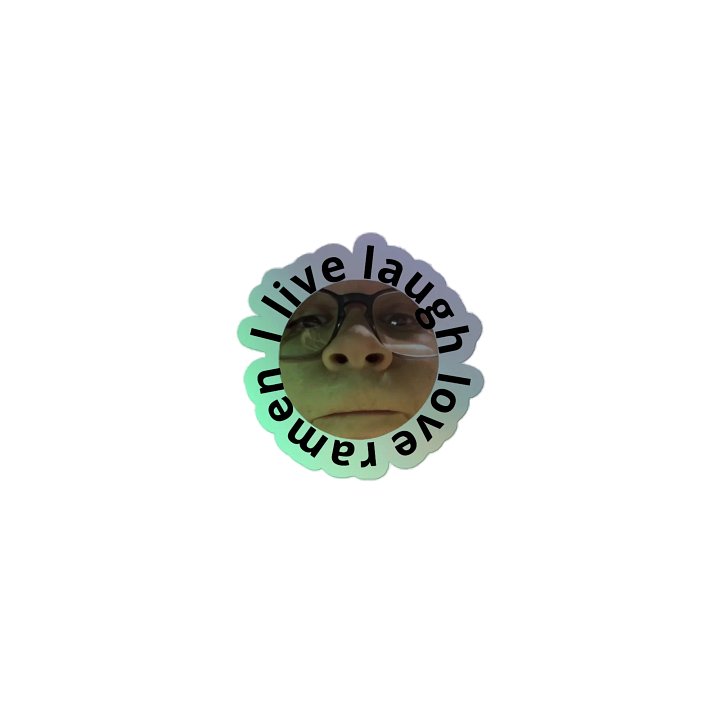 LIVE LAUGH LOVE RAMEN Sticker product image (2)