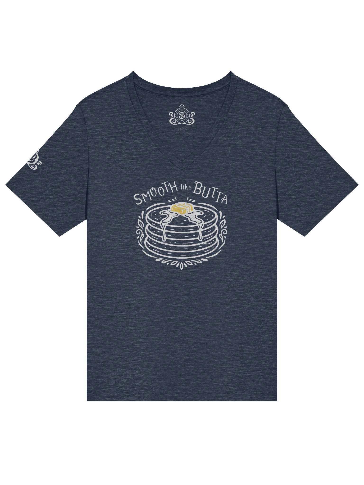 Smooth like Butta v-neck tee product image (37)