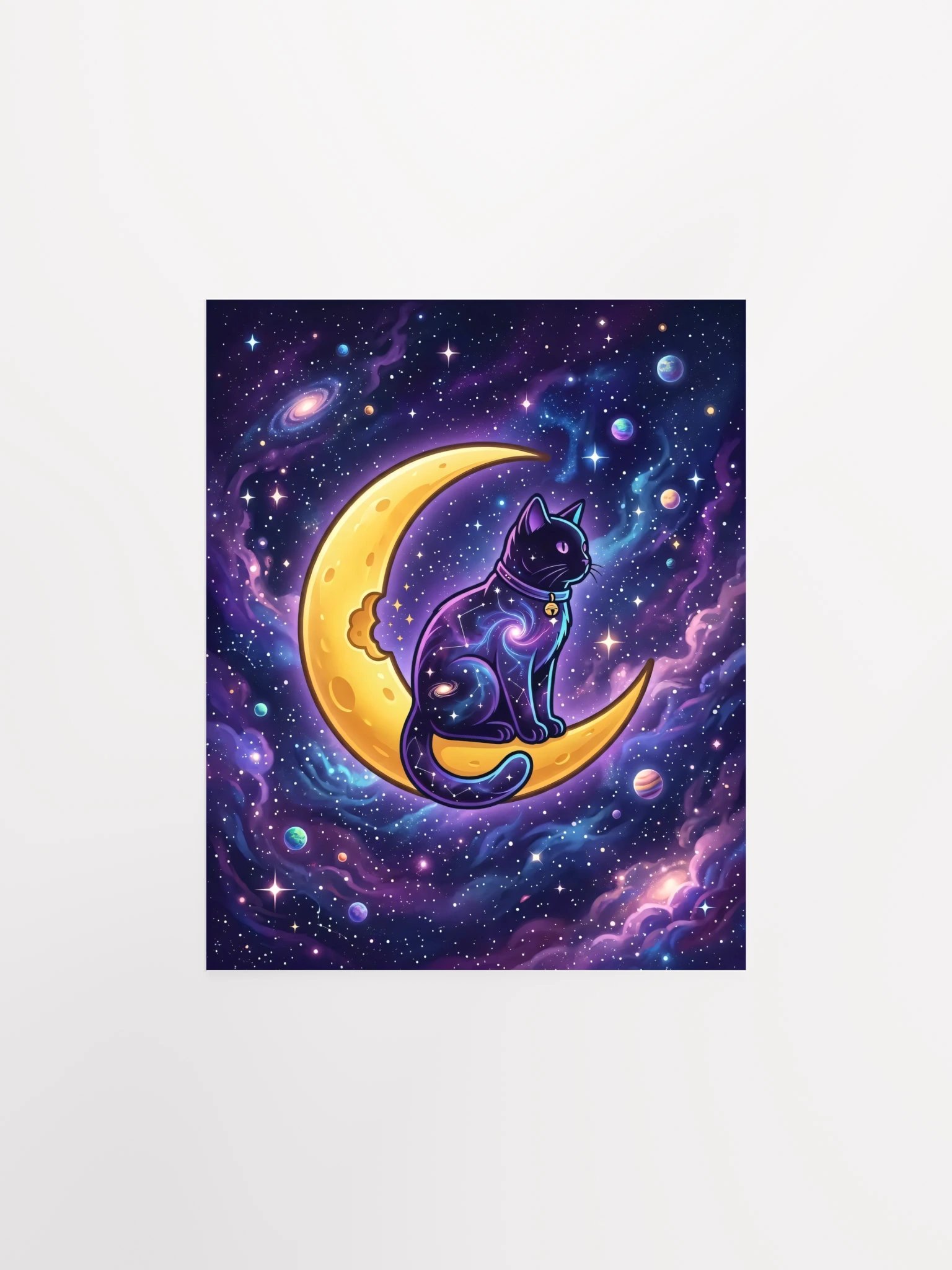 Moon Snack Cat Poster product image (25)