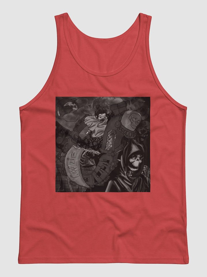 Crazzie Train Men's Tank (B&W) product image (2)