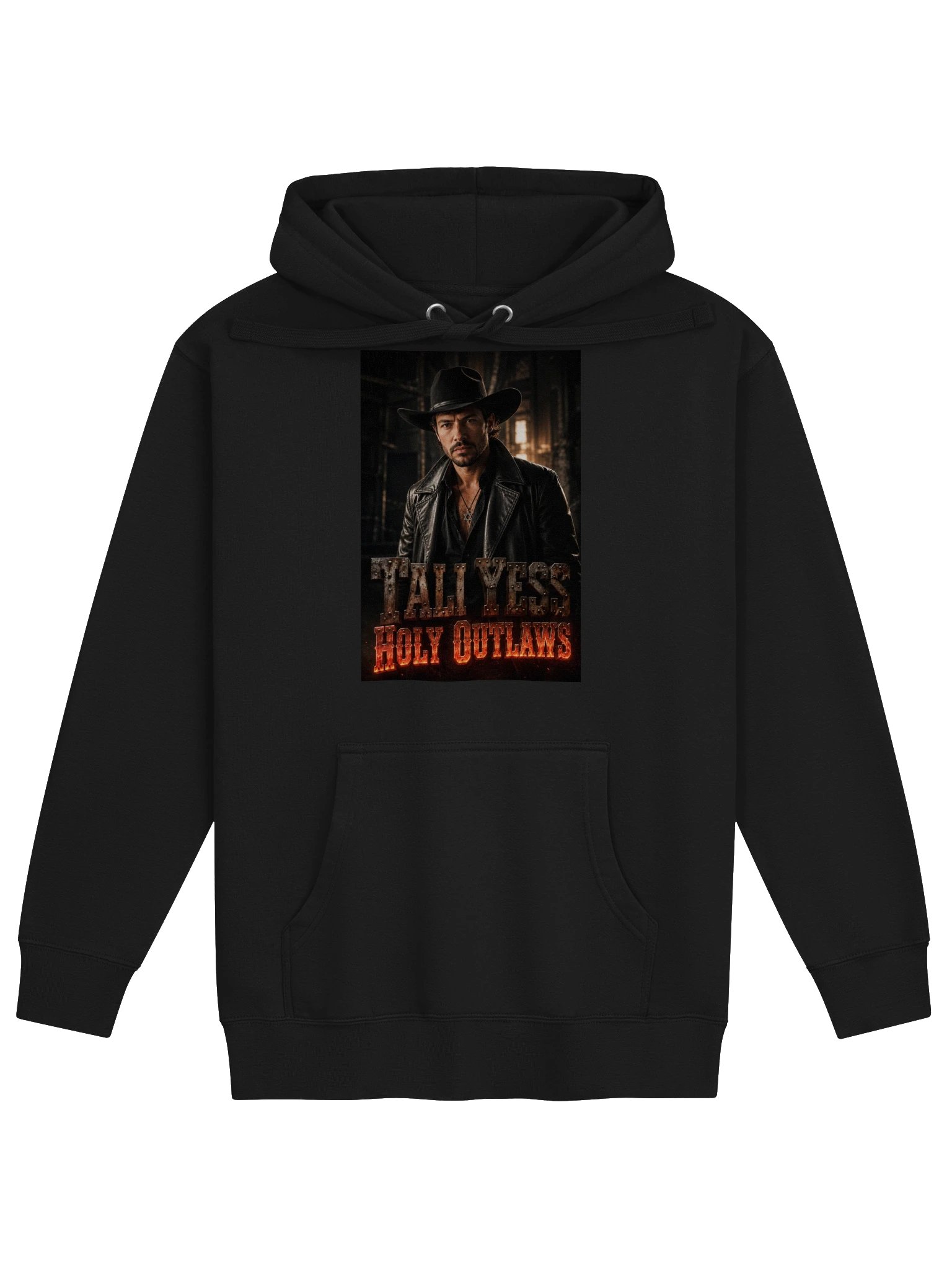 Tali Yess Holy Outlaws — Pose 1 Black Hoodie product image (1)