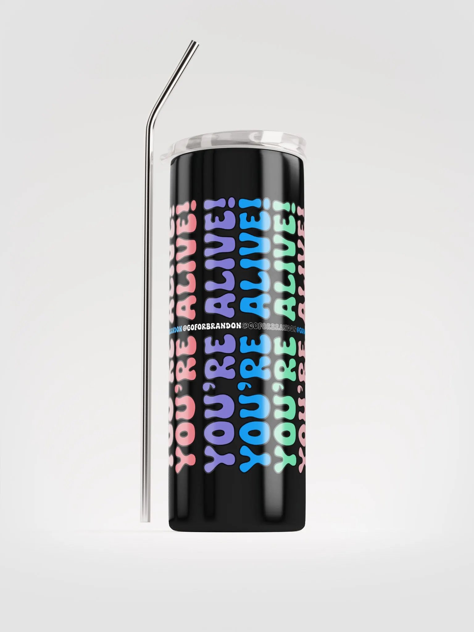 You're Alive! 20oz Tumbler with Metal Straw product image (1)