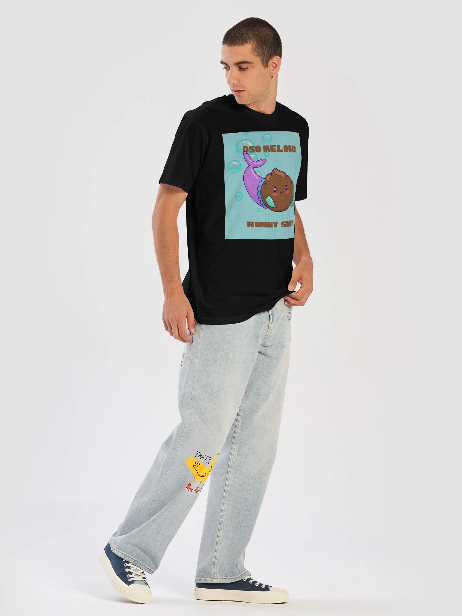Oso Melodic Runny Shit Cover T-shirt product image (5)