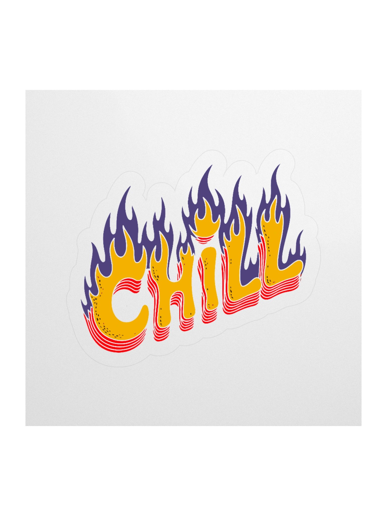 Inferno CHILL Vibes Kiss Cut Stickers product image (1)