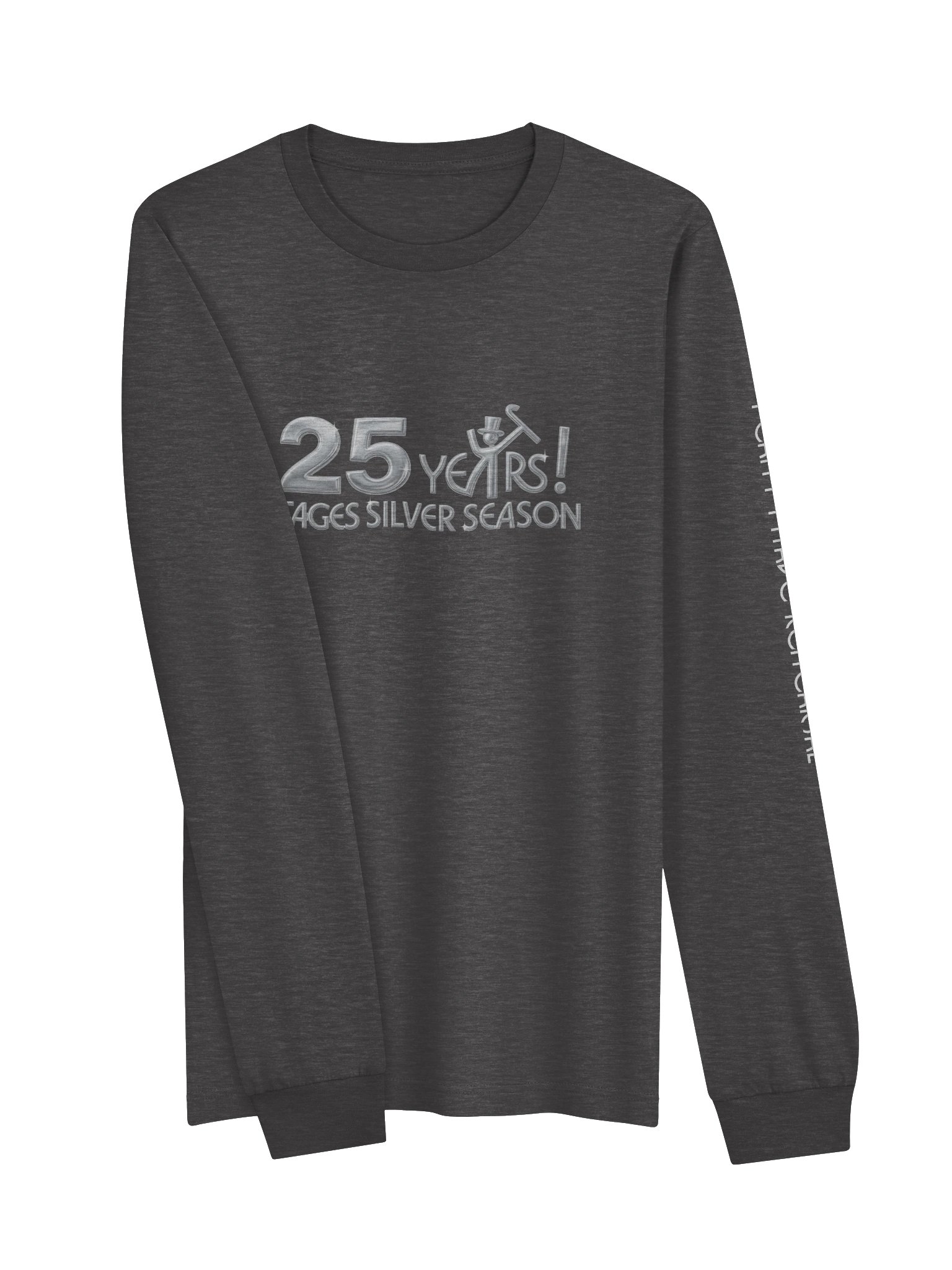 Dark Super Soft Long Sleeve T Shirt - 25th Anniversary Logo on Front product image (19)