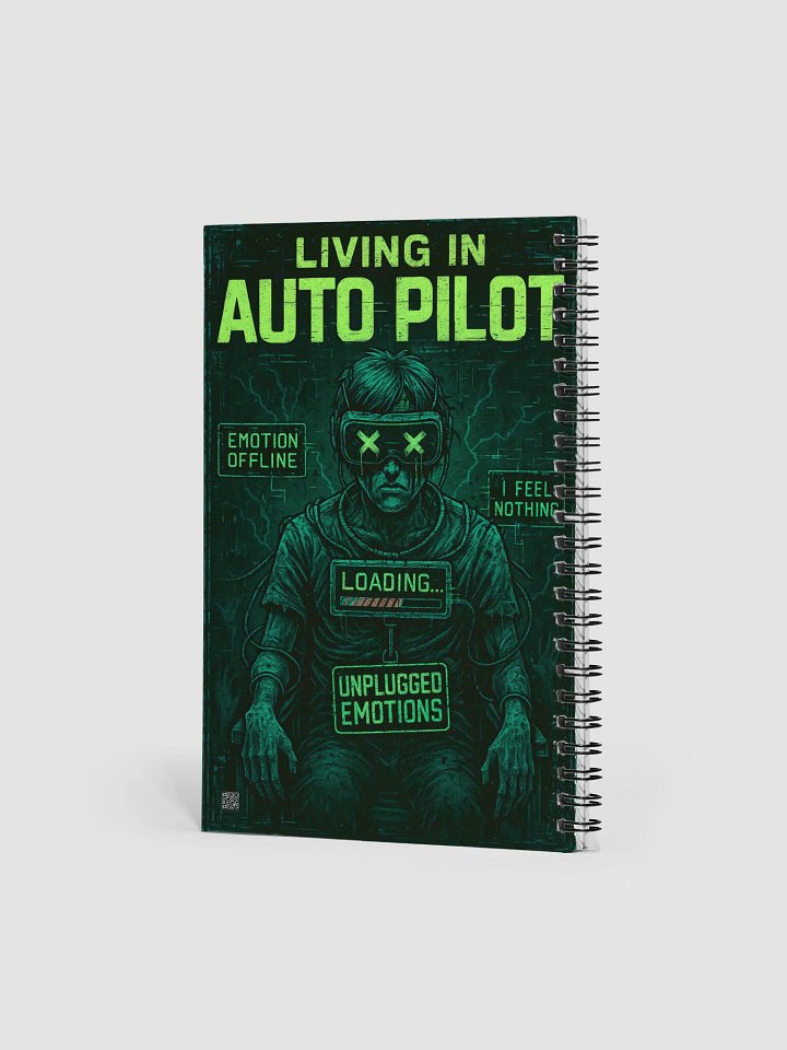 Living in Auto Pilot Spiral Notebook product image (2)