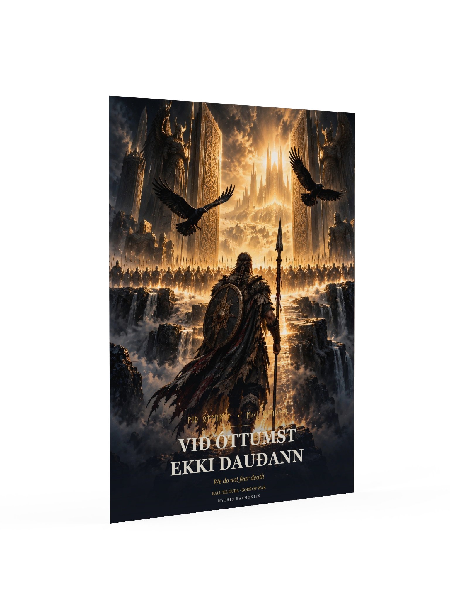 Við óttumst ekki dauðann — Gods of War Art Poster product image (3)