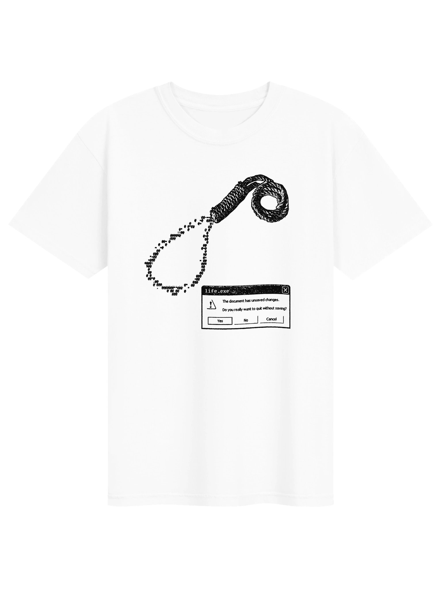QUIT WITHOUT SAVING? T-SHIRT product image (1)
