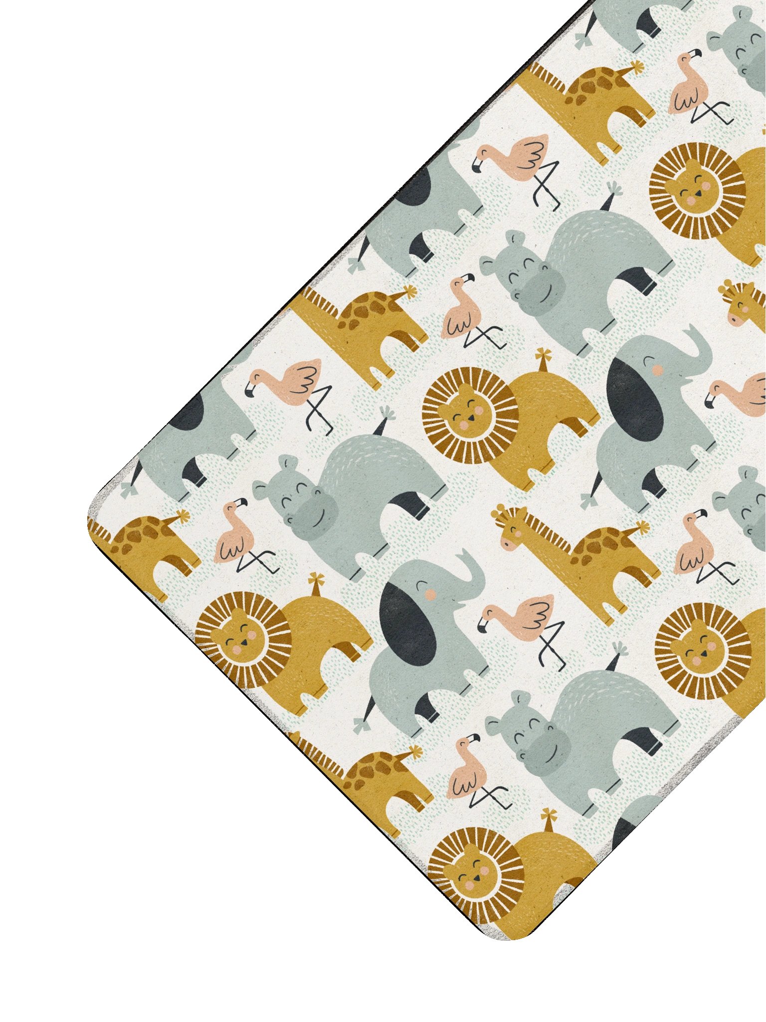 Retro Jungle Animals Desk Mat product image (3)