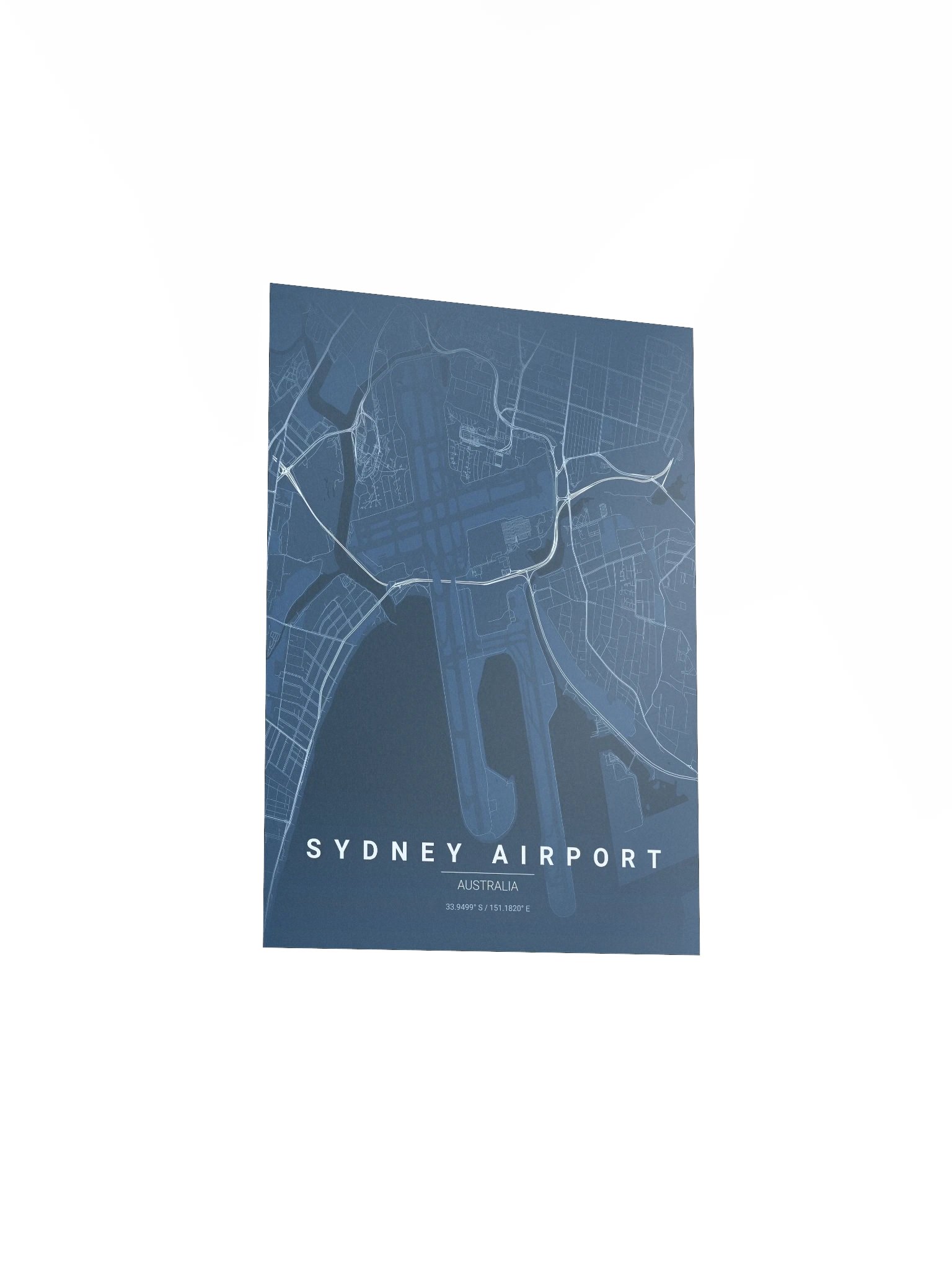 Sydney Airport Blueprint Poster product image (9)