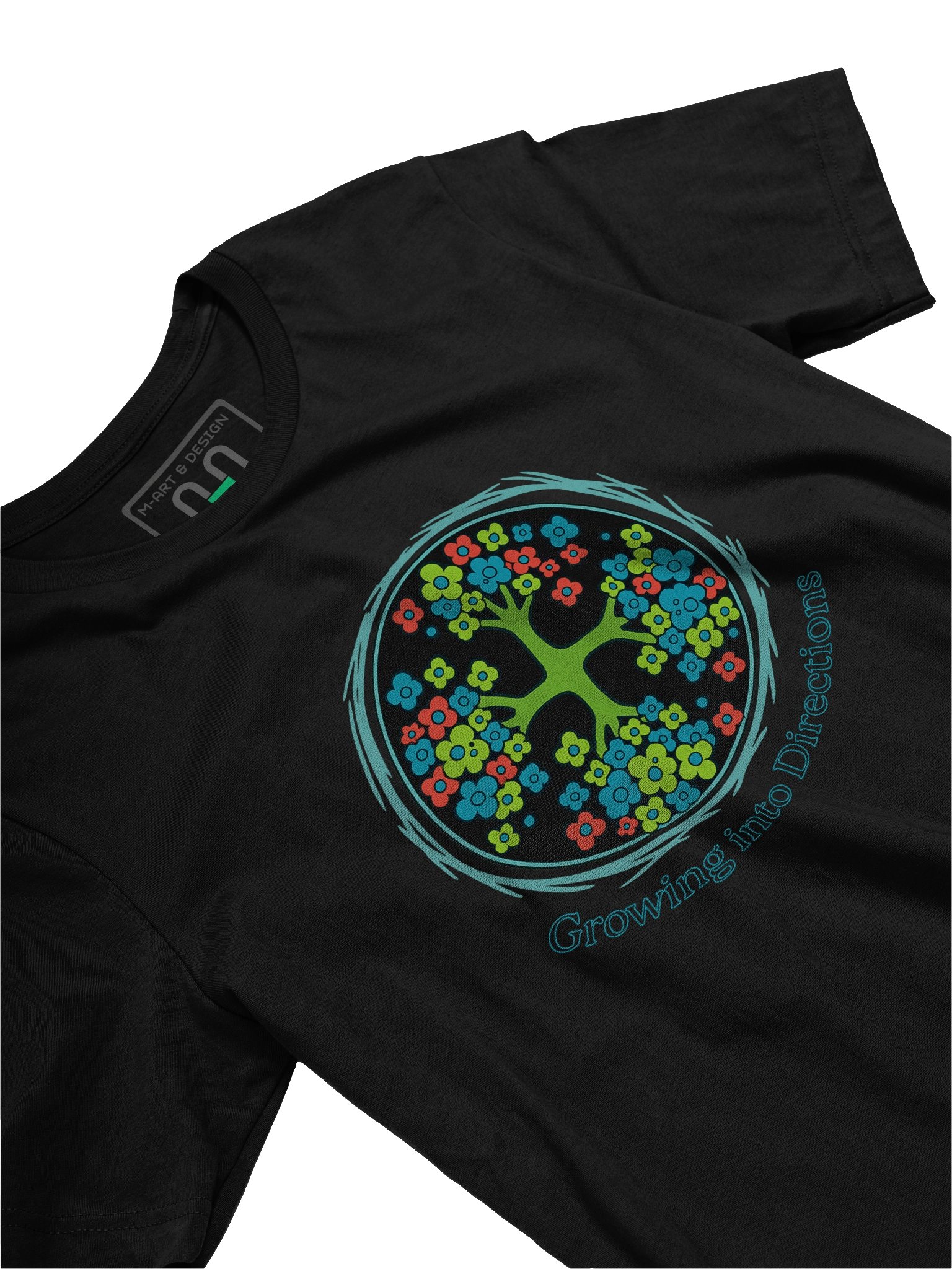 Growing into Directions – Symmetrical Tree of Life Art Print - by M-Art and Design product image (2)