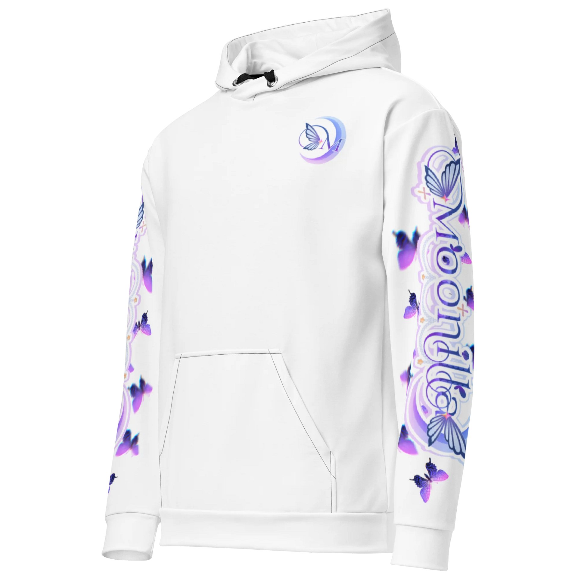 Moon Mermaid Celestial Dream Hoodie (Unisex, Recycled) product image (2)