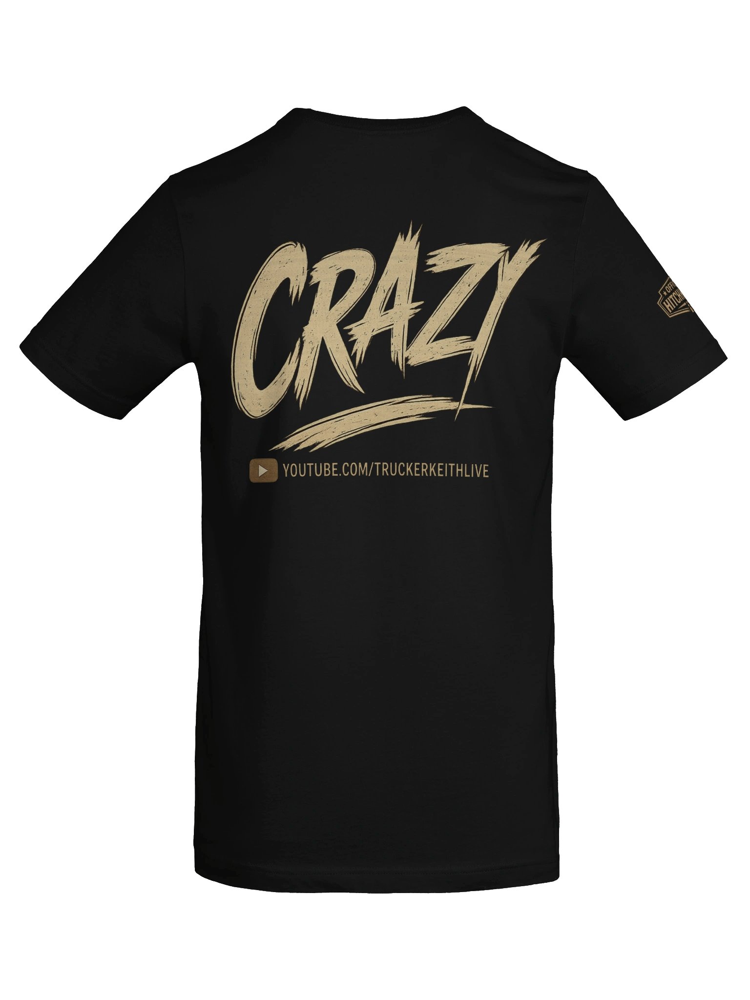 Trucker Keith Live Semi-Truck Flag Tee Crazy Sleeve Design product image (56)