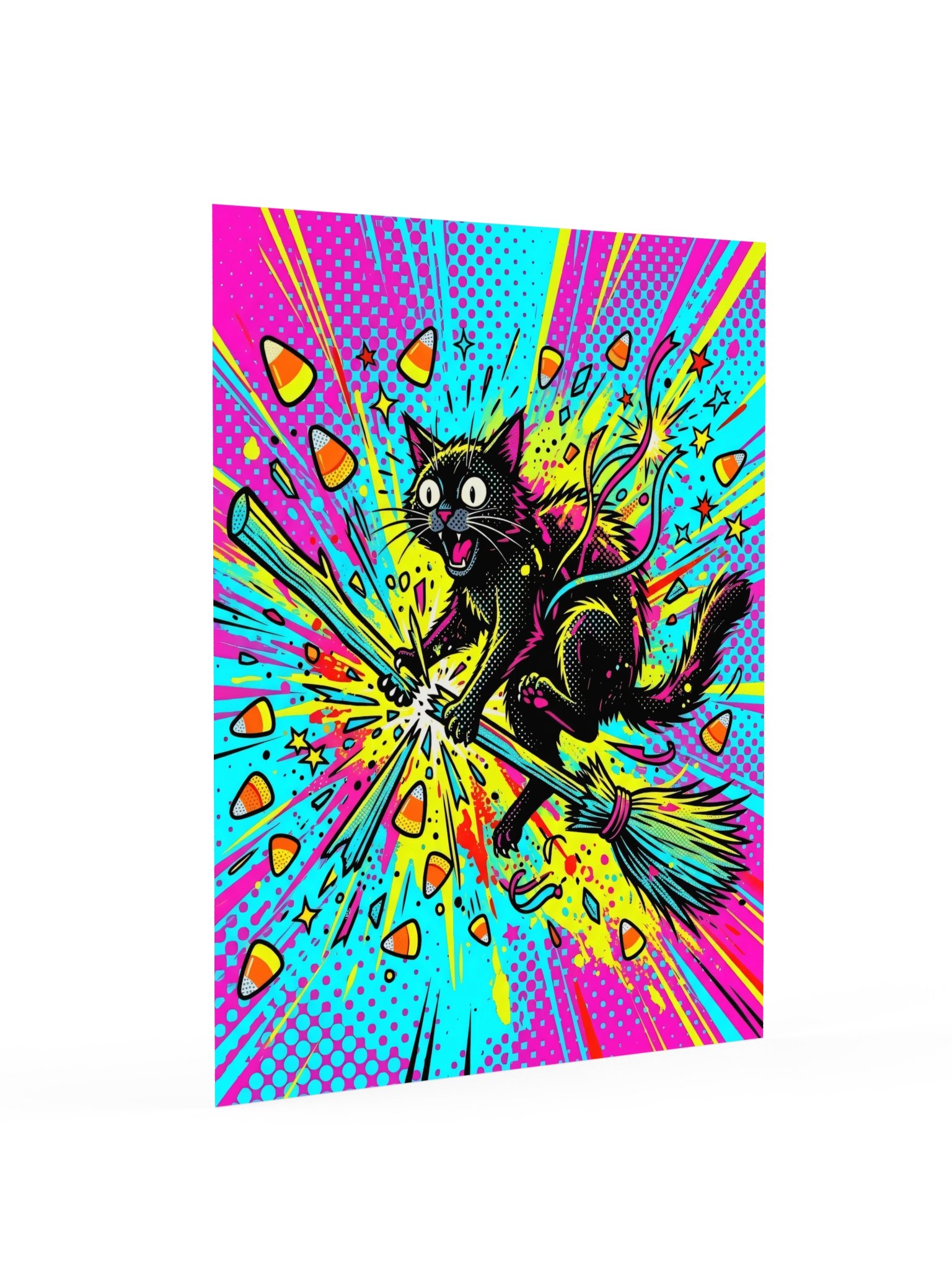 Broom Crash Cat Poster product image (16)