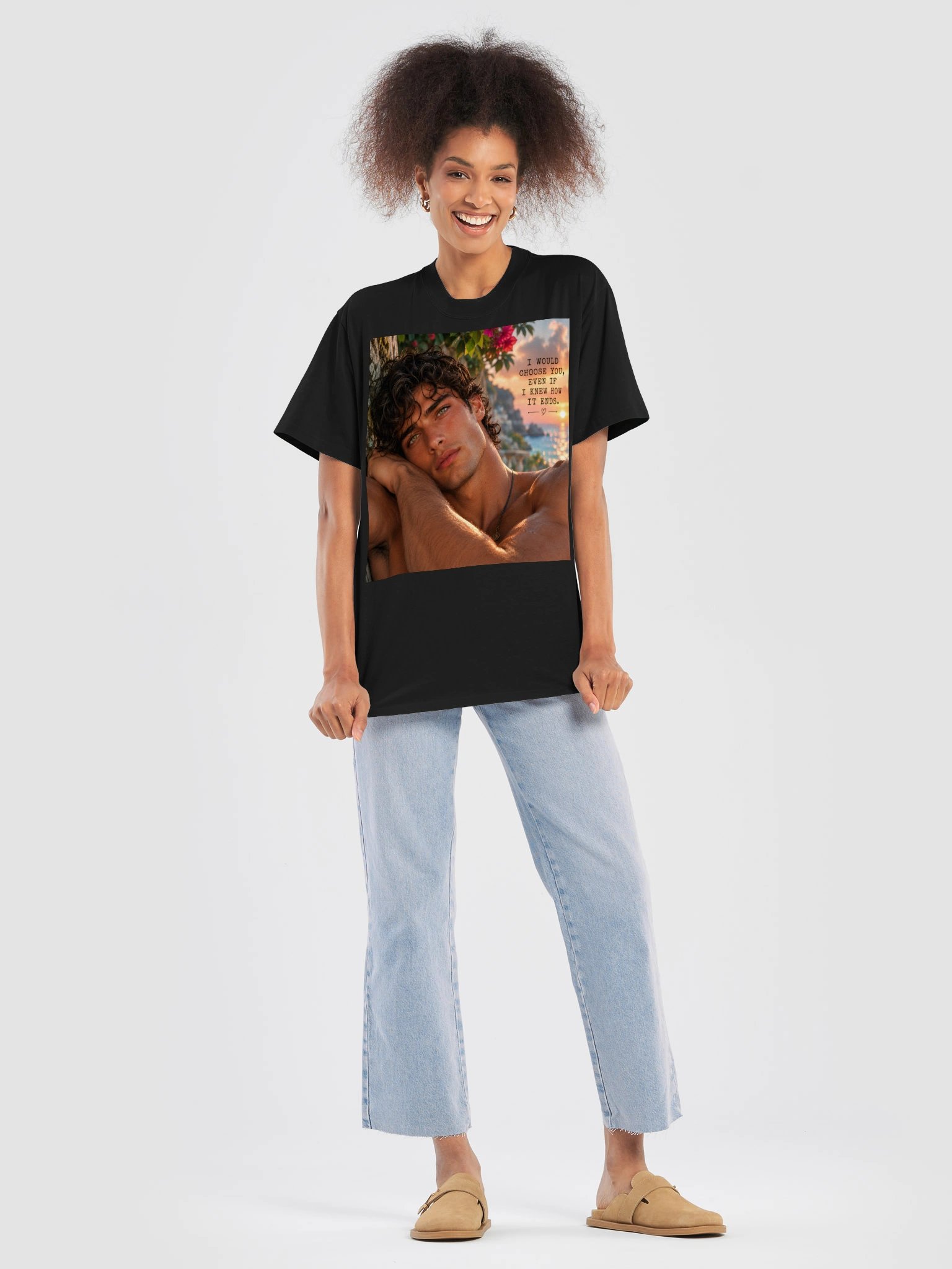 I Would Choose You Romantic T-Shirt | Emotional Love Quote Unisex Graphic Tee | Dark Romance Shirt | Anniversary Gift product image (8)