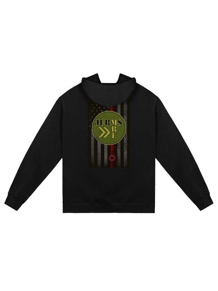 Jerms MRE Thin Red Line Chest Logo Premium Hoodie product image (2)