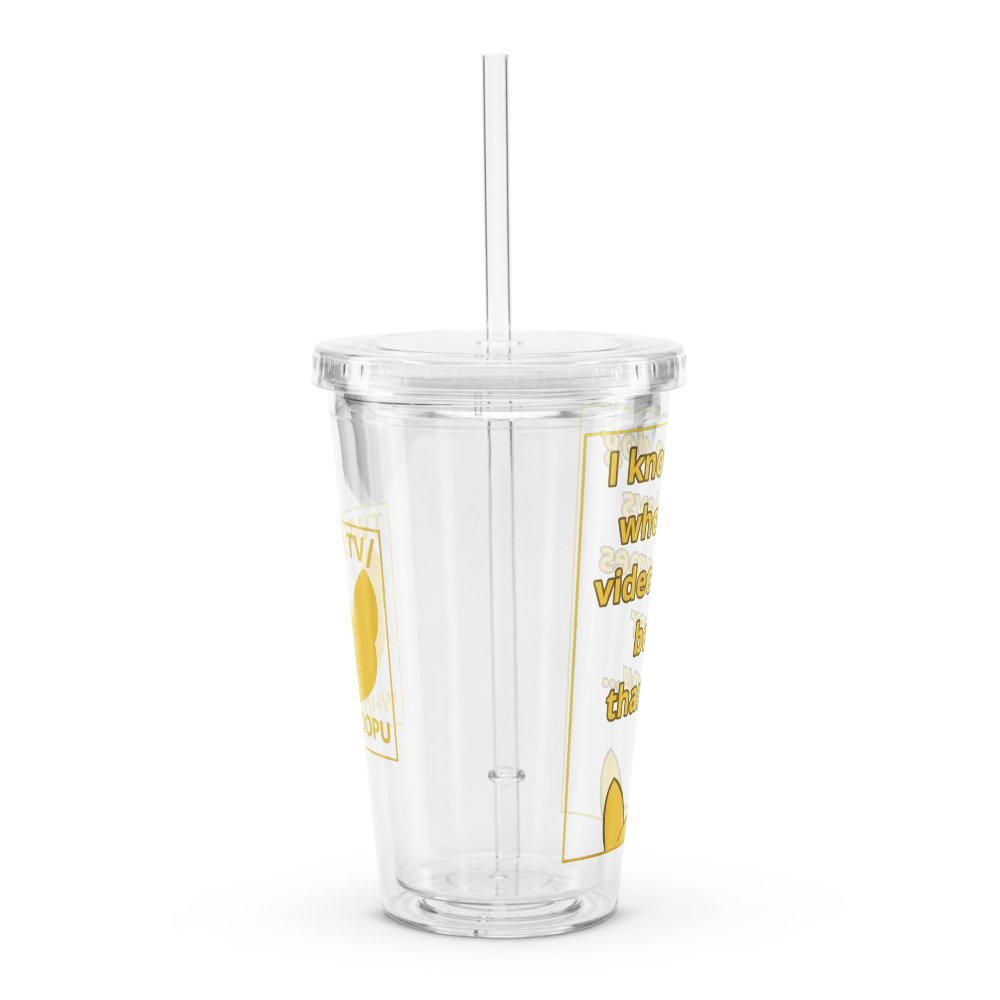 Doopsters - I know a Dog Gamer - Double Wall Plastic Tumbler (16 ounce) product image (4)