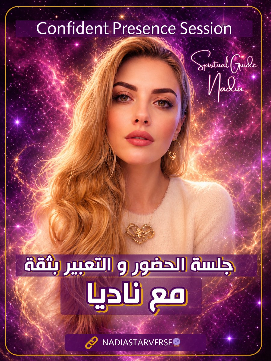 Confident Presence 1:1 Session - جلسة الحضور والتعبير بثقة مع ناديا product image (1)
