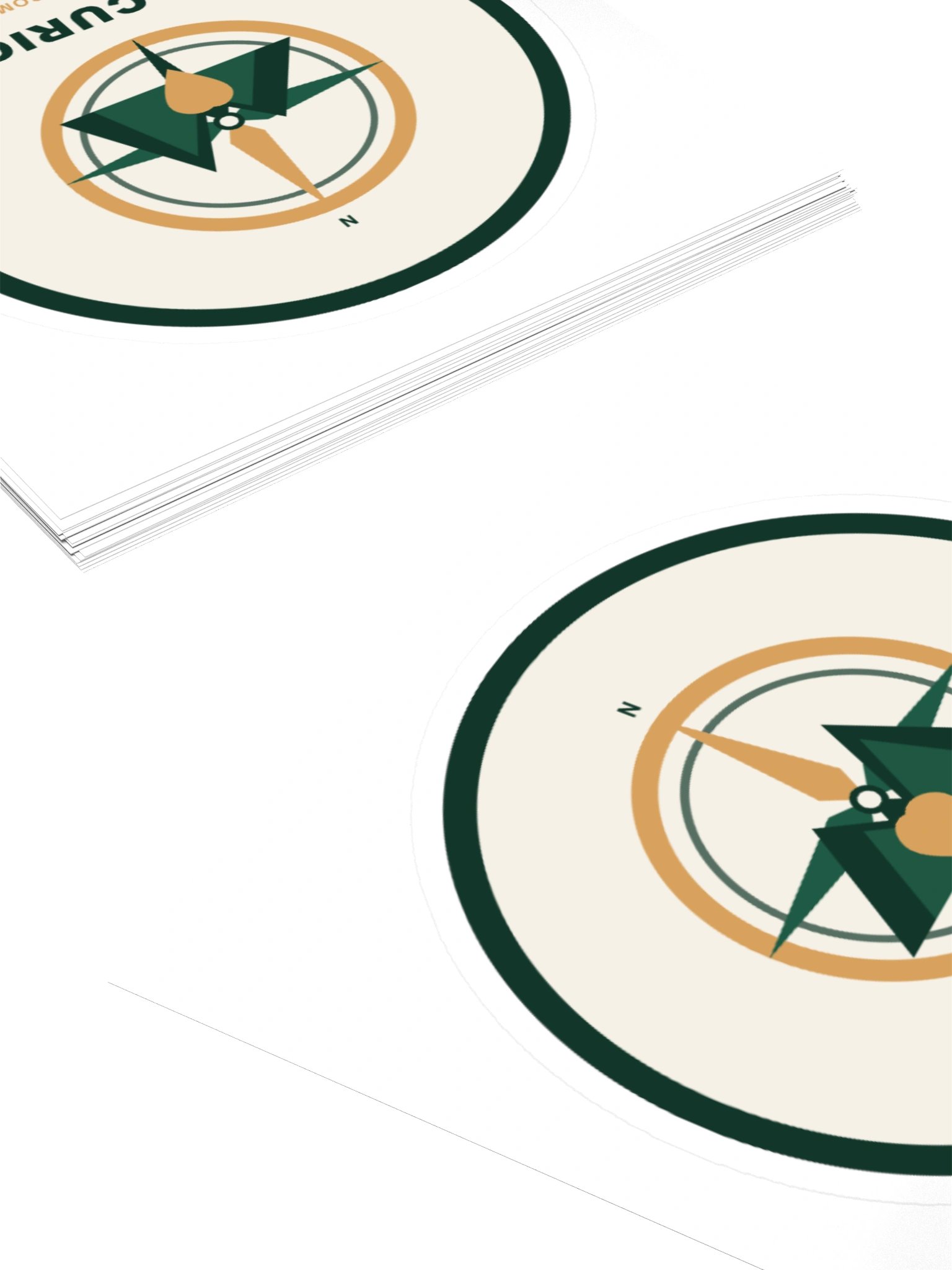 Stay Curious Compass Sticker product image (4)