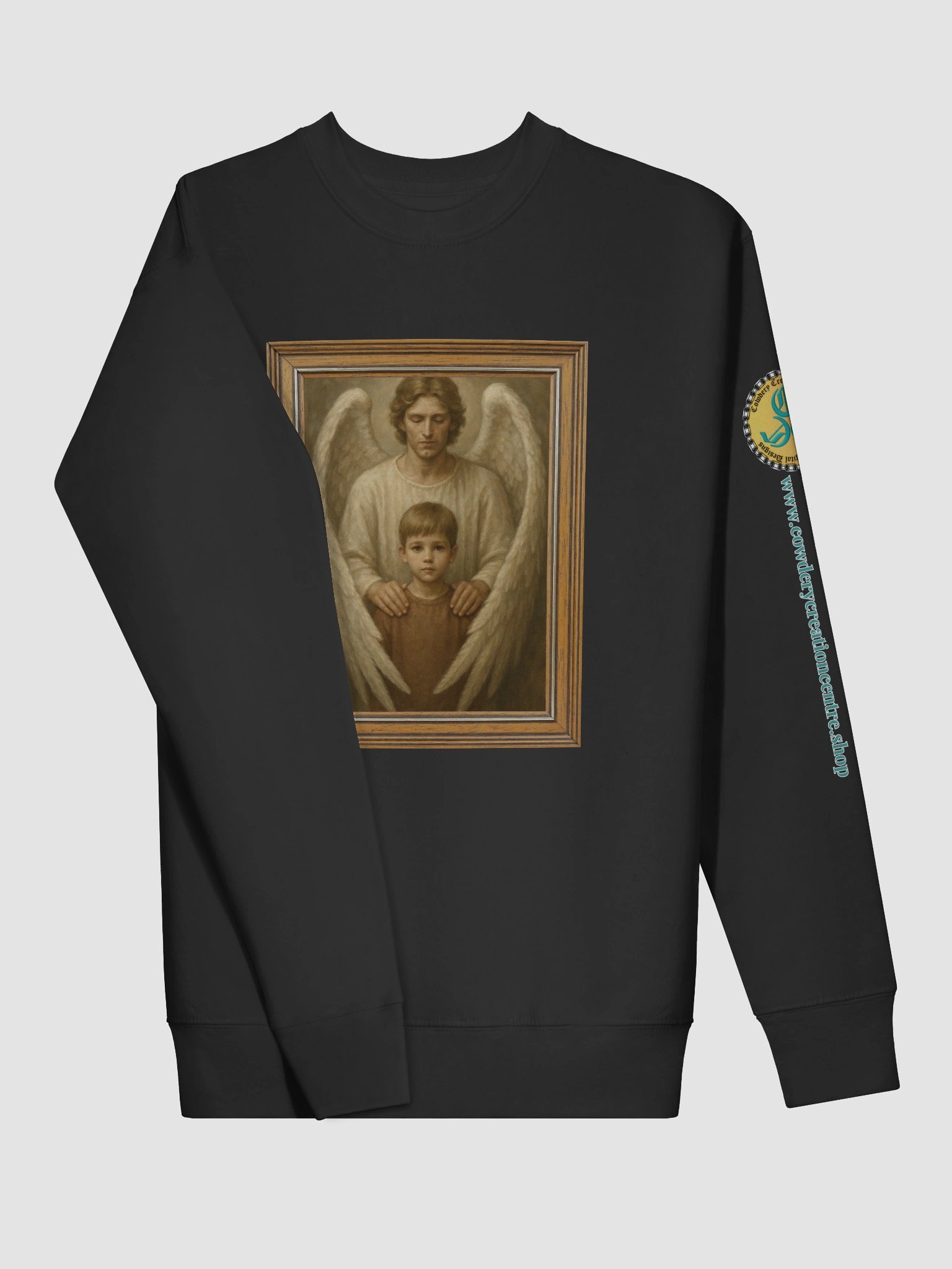 Angels Watch Over Them (Male) Cotton Heritage Premium Sweatshirt product image (17)