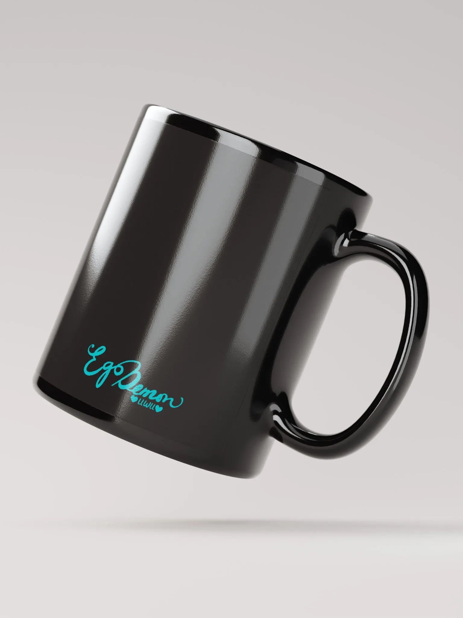 Cute Demon Black Glossy Mug product image (5)