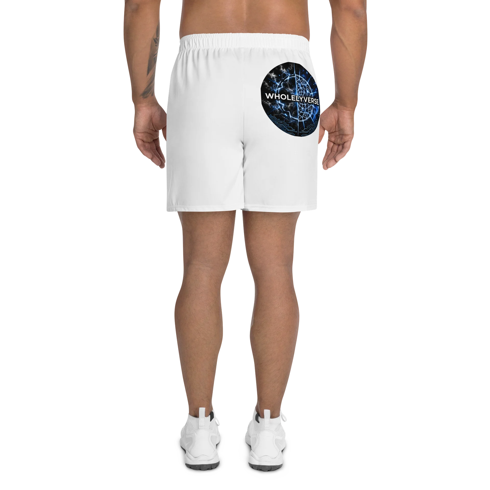 Show Up for Your S-EL-F — WholelyVerse Athletic Shorts product image (4)