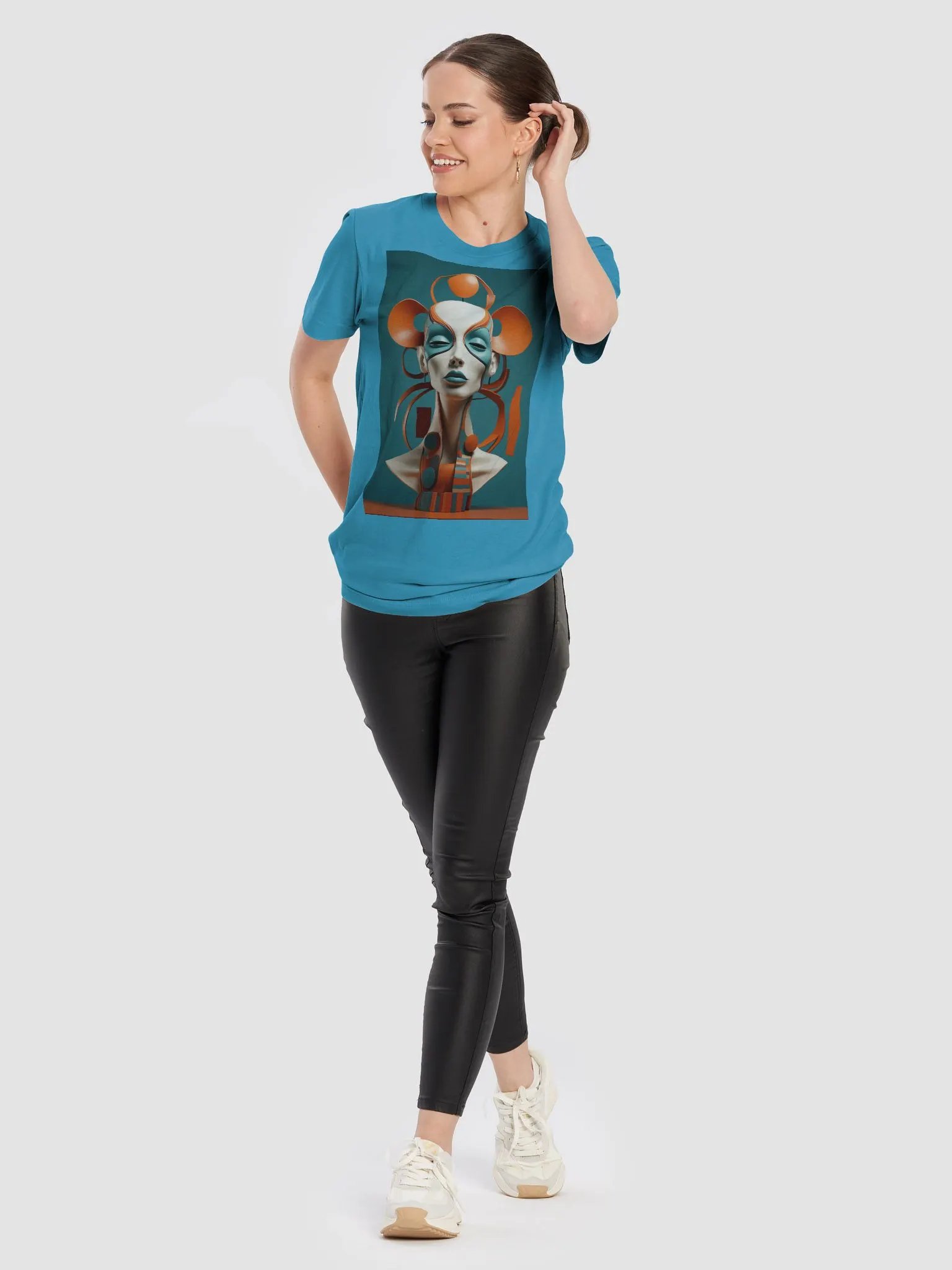 Futuristic Abstract Head Sculpture T-Shirt product image (7)