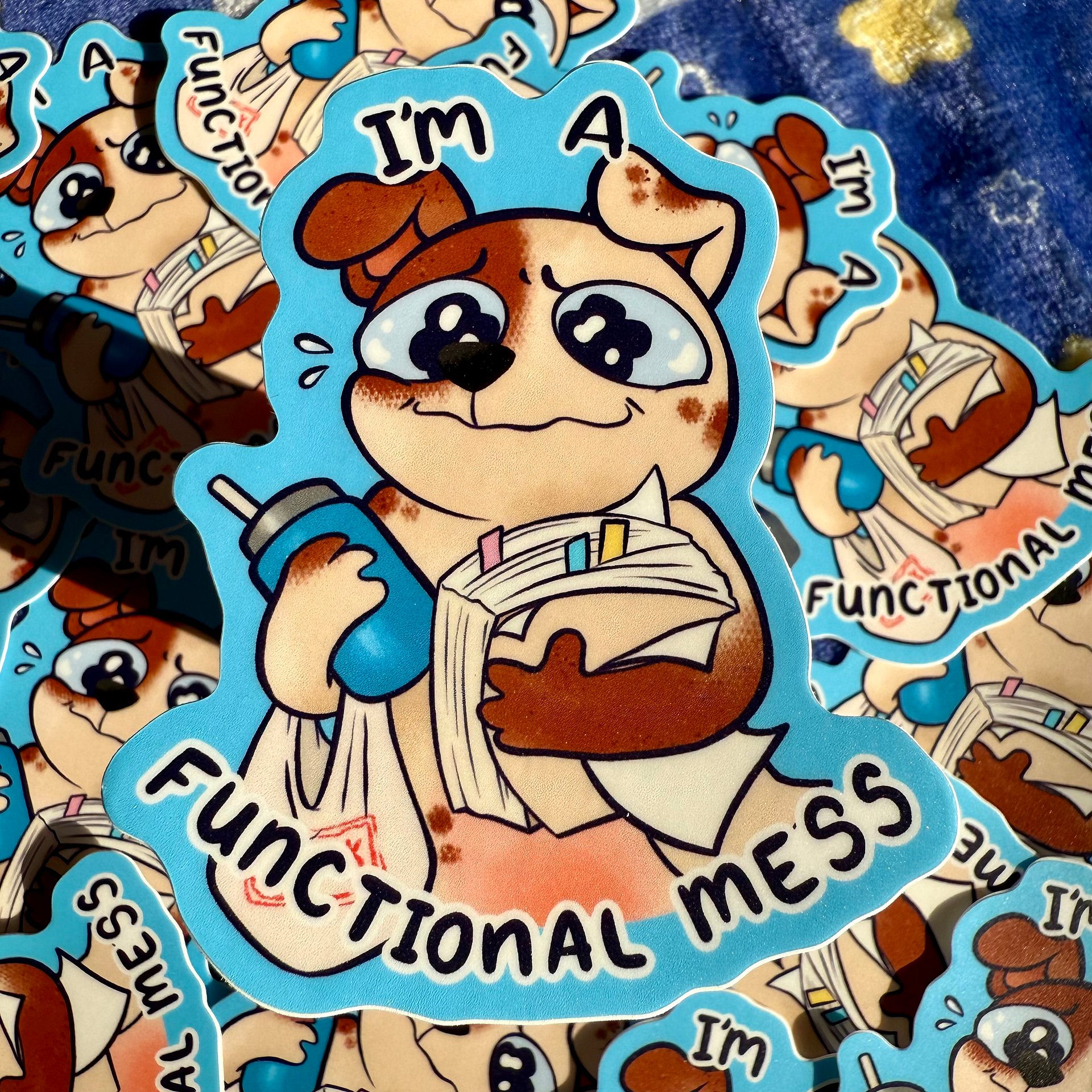 I'm a Functional Mess Sticker product image (1)