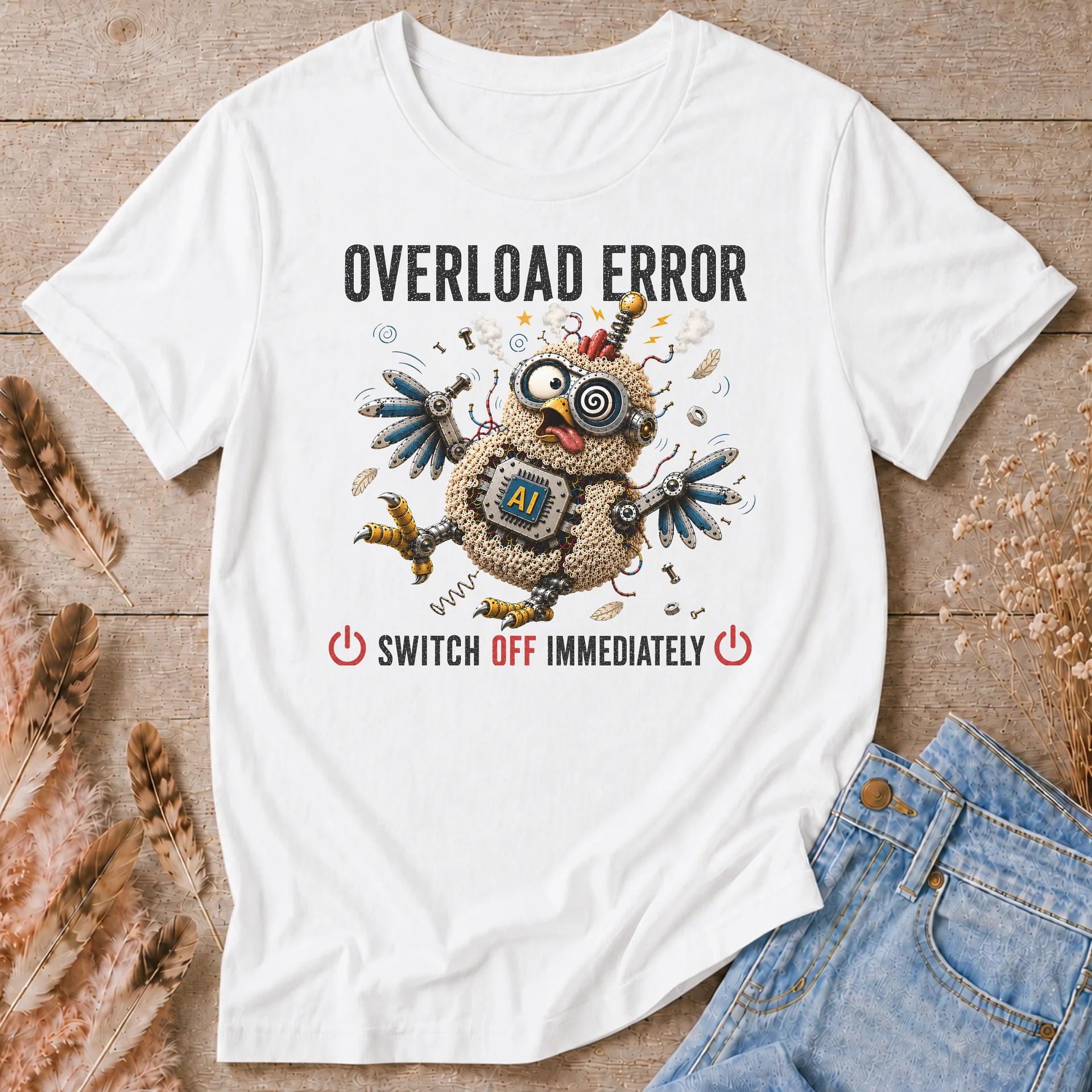 AI Error Overload T-Shirt product image (1)