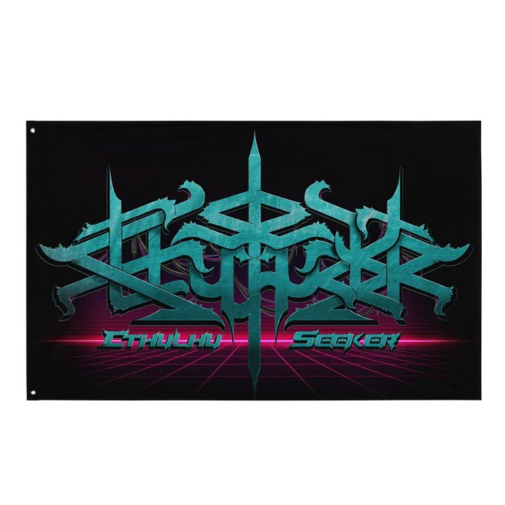 CthulhuSeeker Logo Flag product image (1)