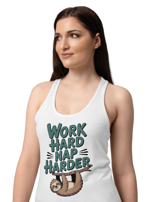 Work Hard Nap Harder Non-Sacral Tank Top product image (17)