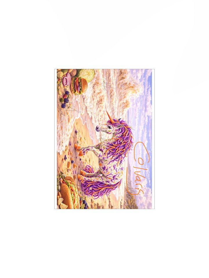 Colvaris — Foodie Unicorn Poster product image (1)