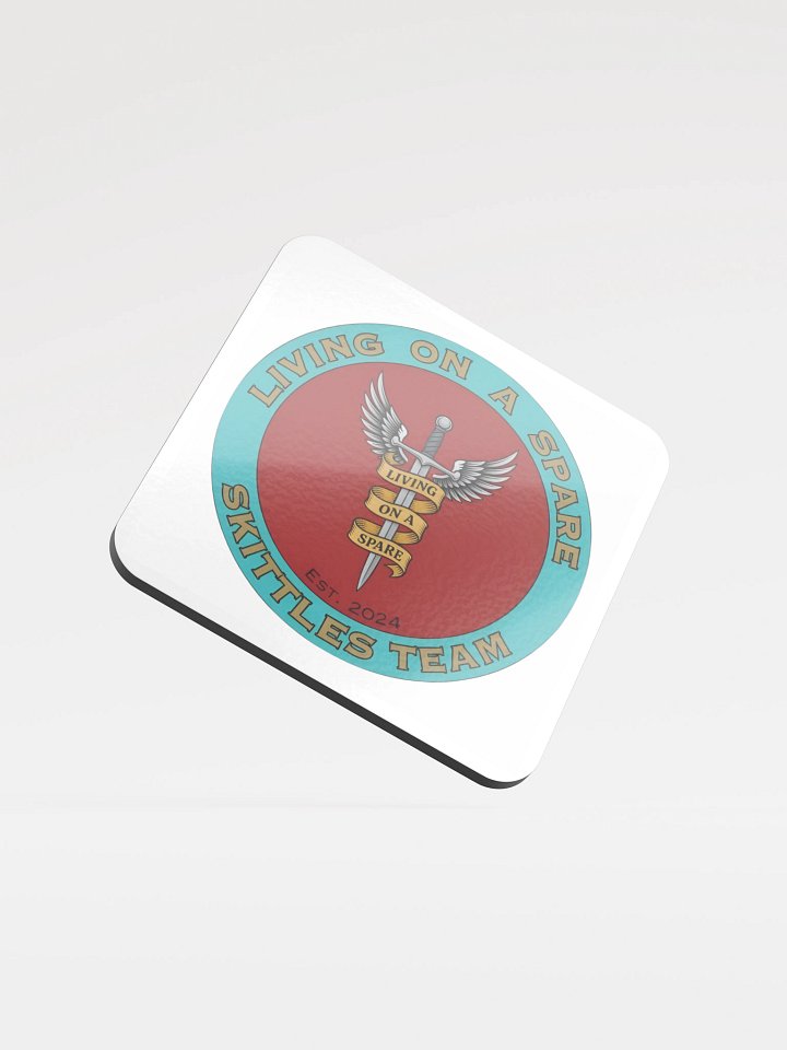 Living on a Spare Drinks Coaster product image (1)