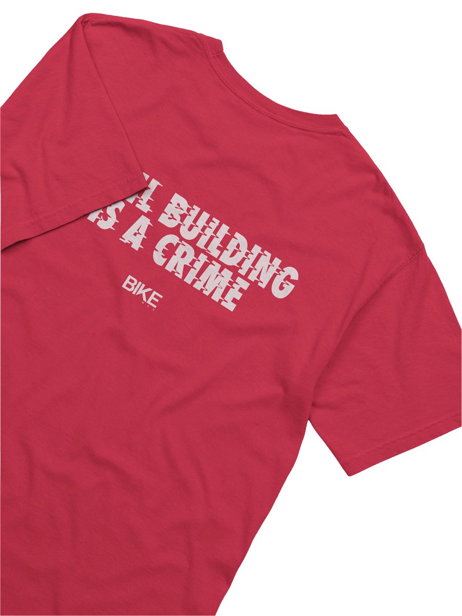 Trail Building Is A Crime Shirt (White Logo) product image (76)