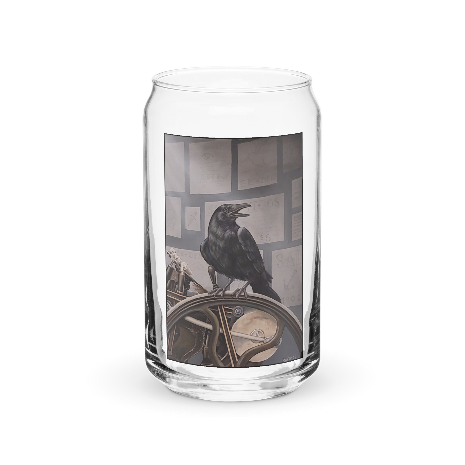 Raven's Letterpress Can-shaped Glass product image (1)