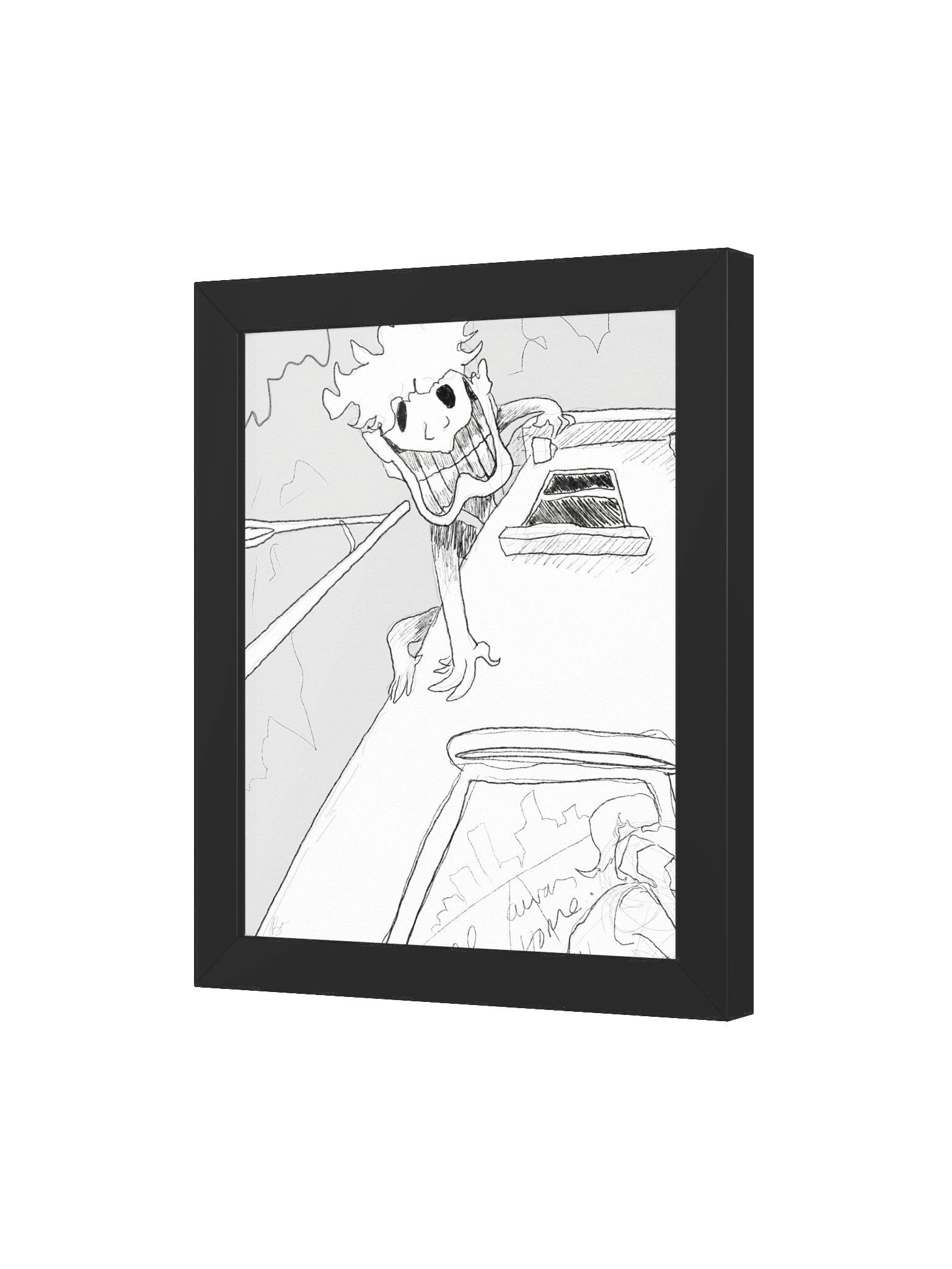 Too Late — Framed Print product image (106)