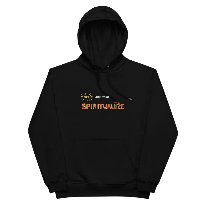 'Spiritualize' Premium Organic Cotton Eco Hoodie product image (2)