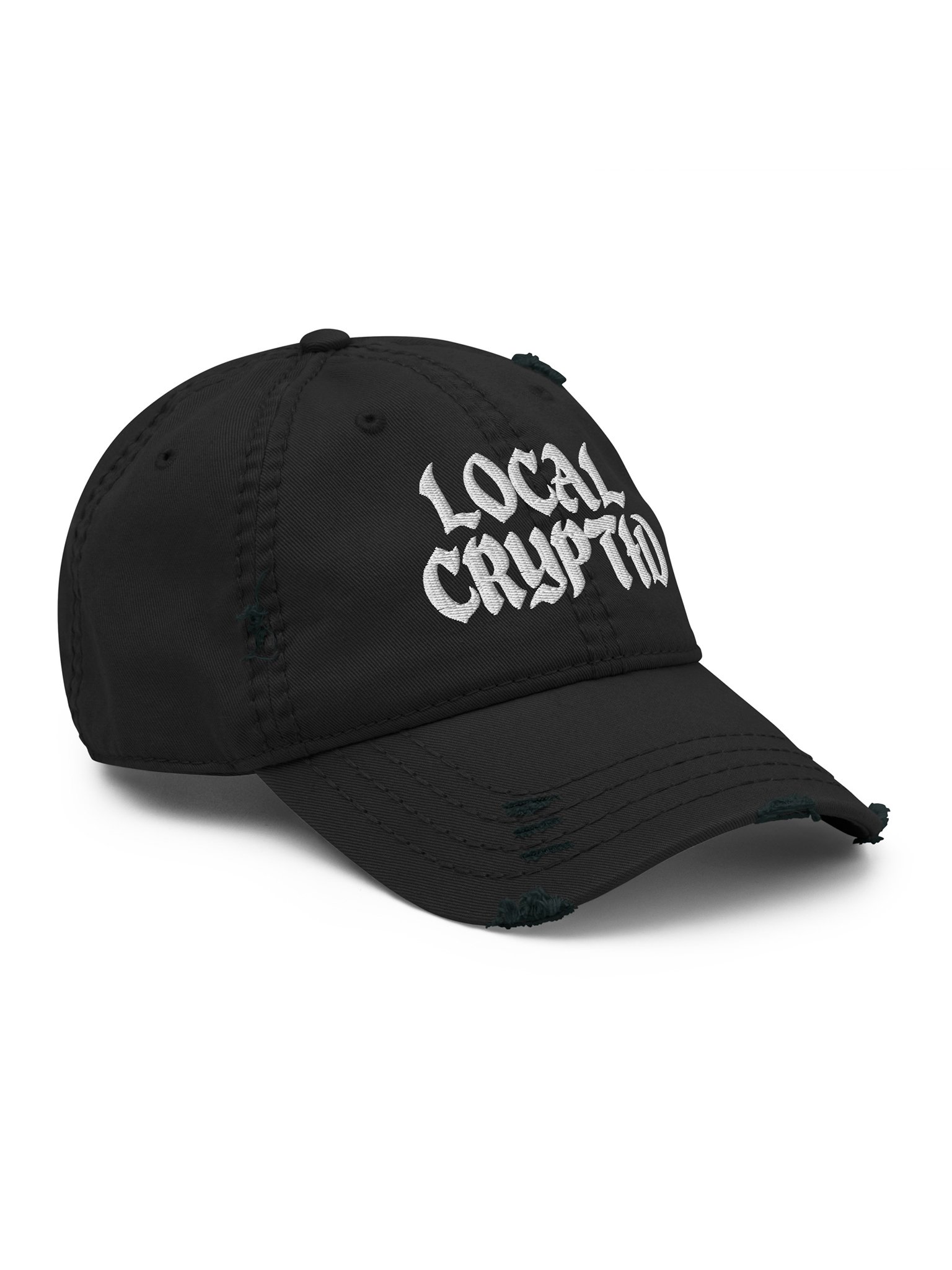 Local Cryptid Distressed Dad Hat product image (4)