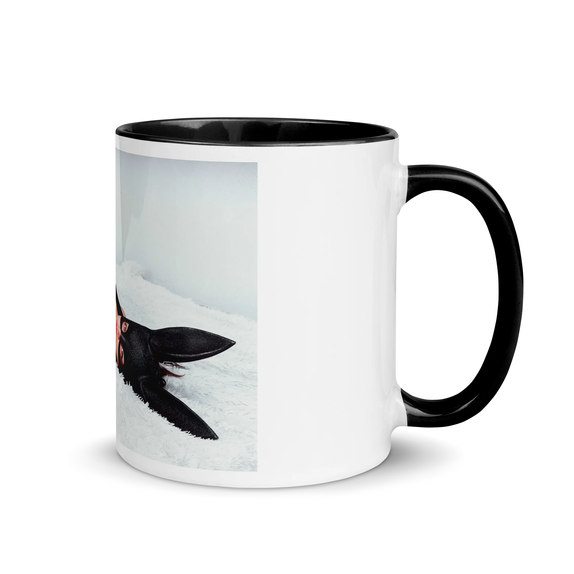 Bunny Mask Mood Color-Inside Mug product image (1)