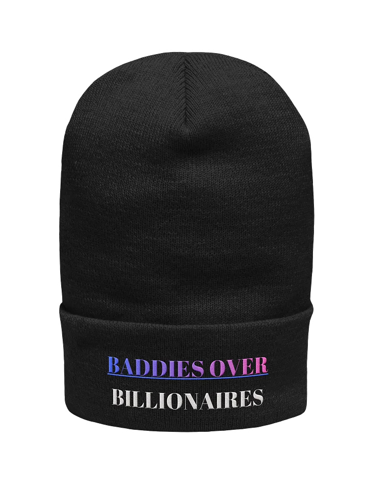 BADDIES OVER BILLIONAIRES BEANIE product image (1)