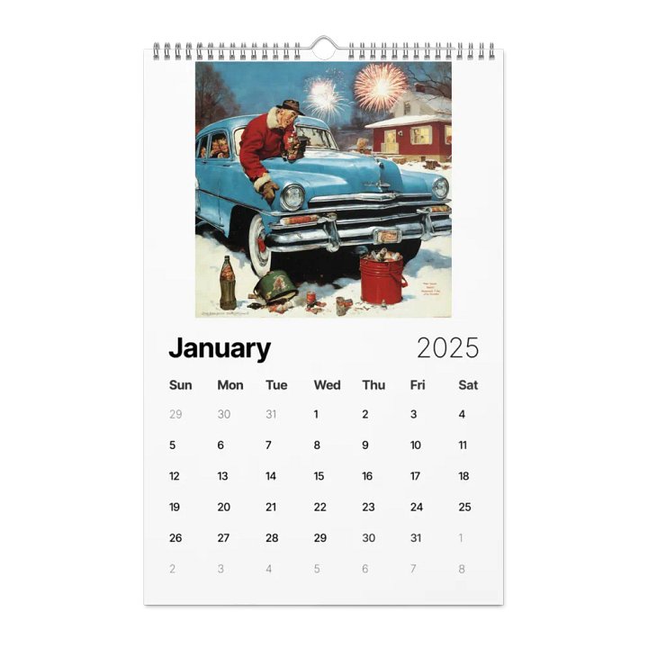 12 Great American Holidays - Wall Calendar for 2025 product image (2)