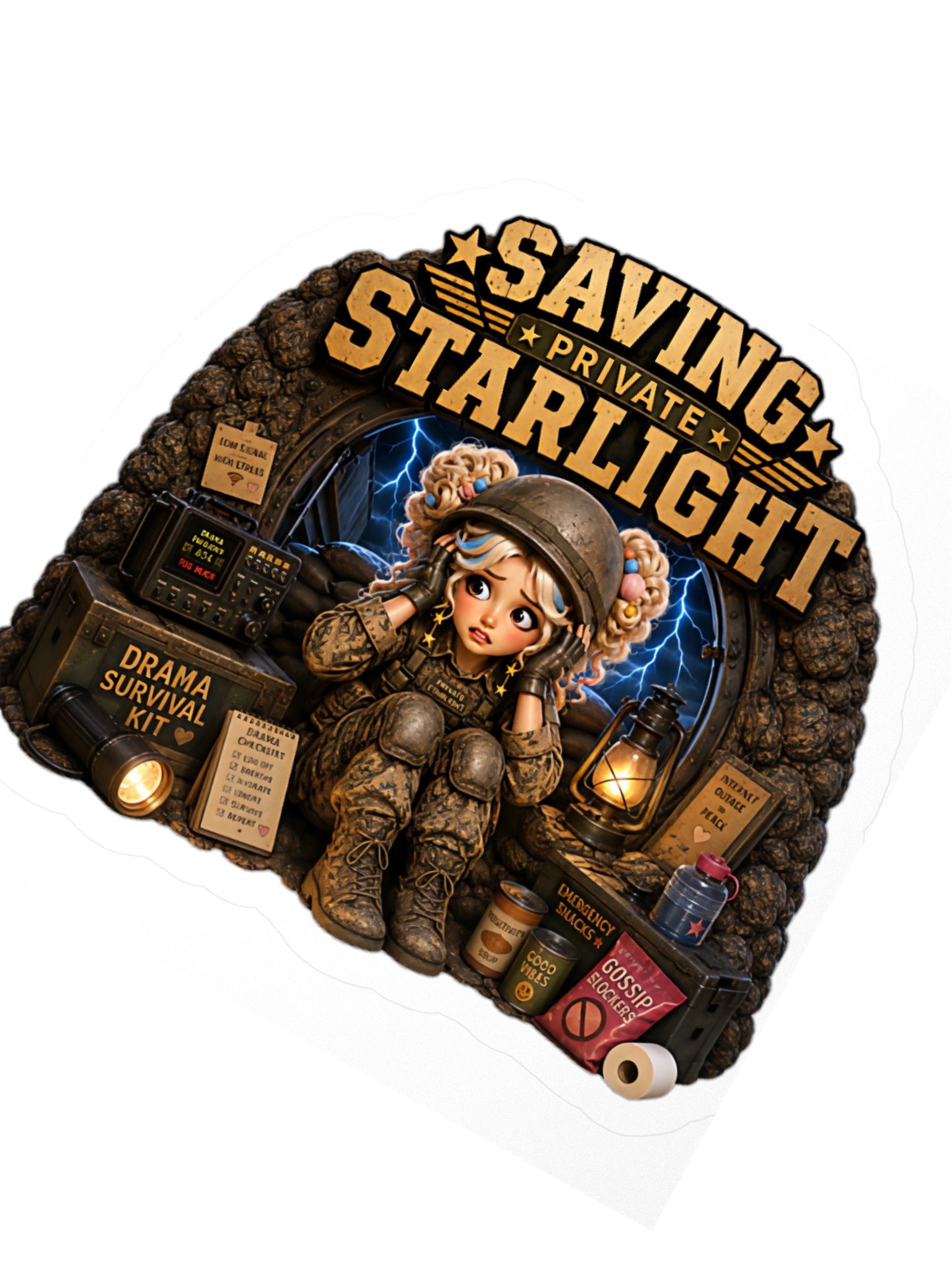"Saving Private Starlight" Kiss Cut Stickers product image (2)
