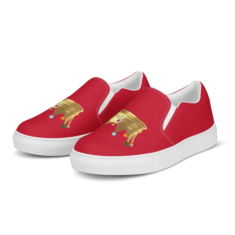 Queendom Beautiful Women Crown Canvas Shoes /Red (TM) product image (2)